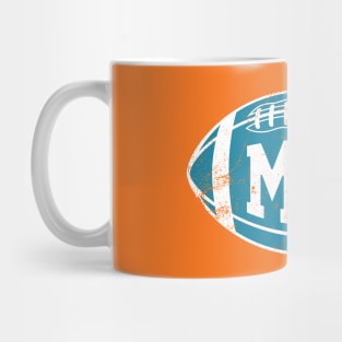 MIA Retro Football - Orange Mug